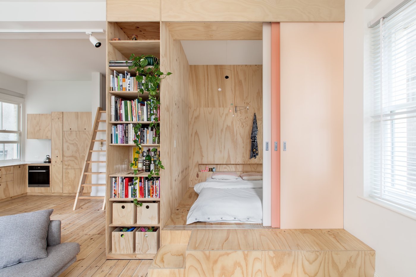 Japanese-Inspired Micro-Bedroom
