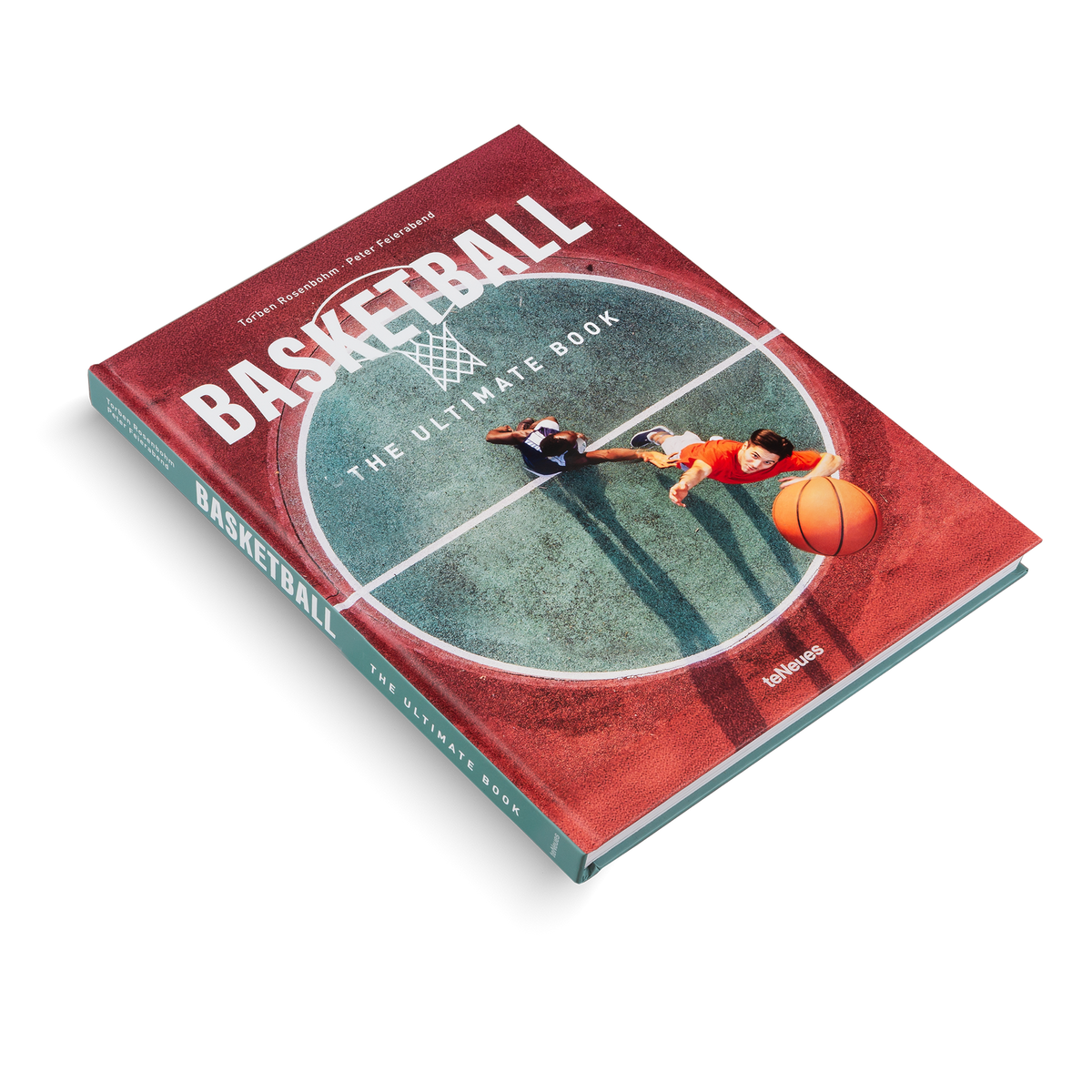 Book titled 'Basketball: The Ultimate Book' on a white background