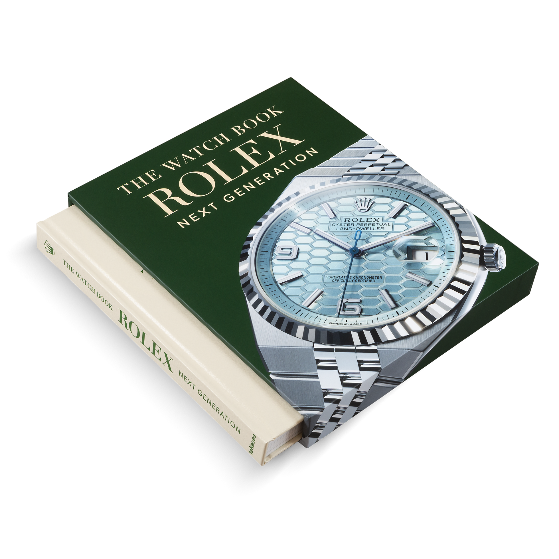 Book titled 'The Watch Book Rolex Next Generation' with a detailed watch illustration on the cover.