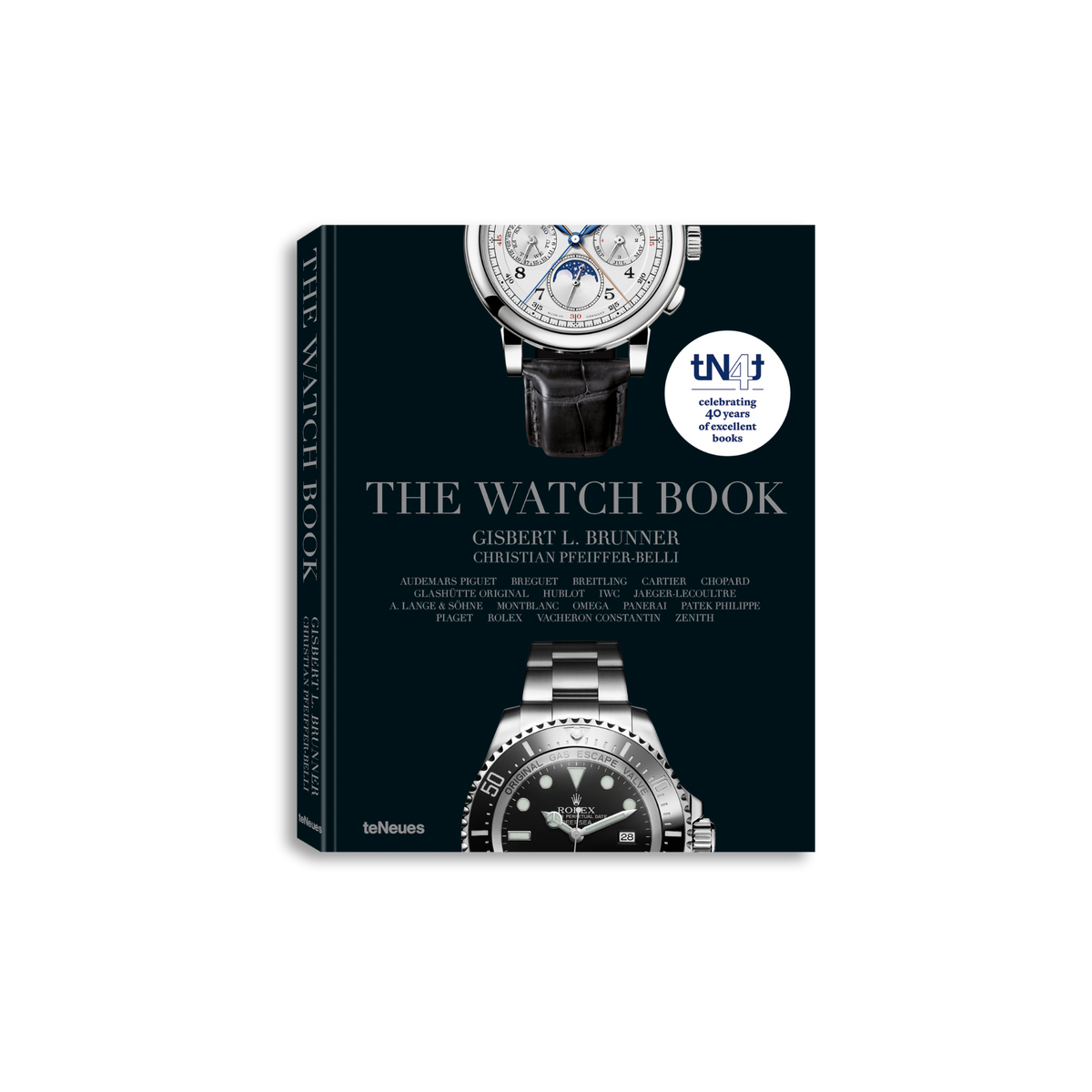 Book titled 'The Watch Book' with images of watches on a white background