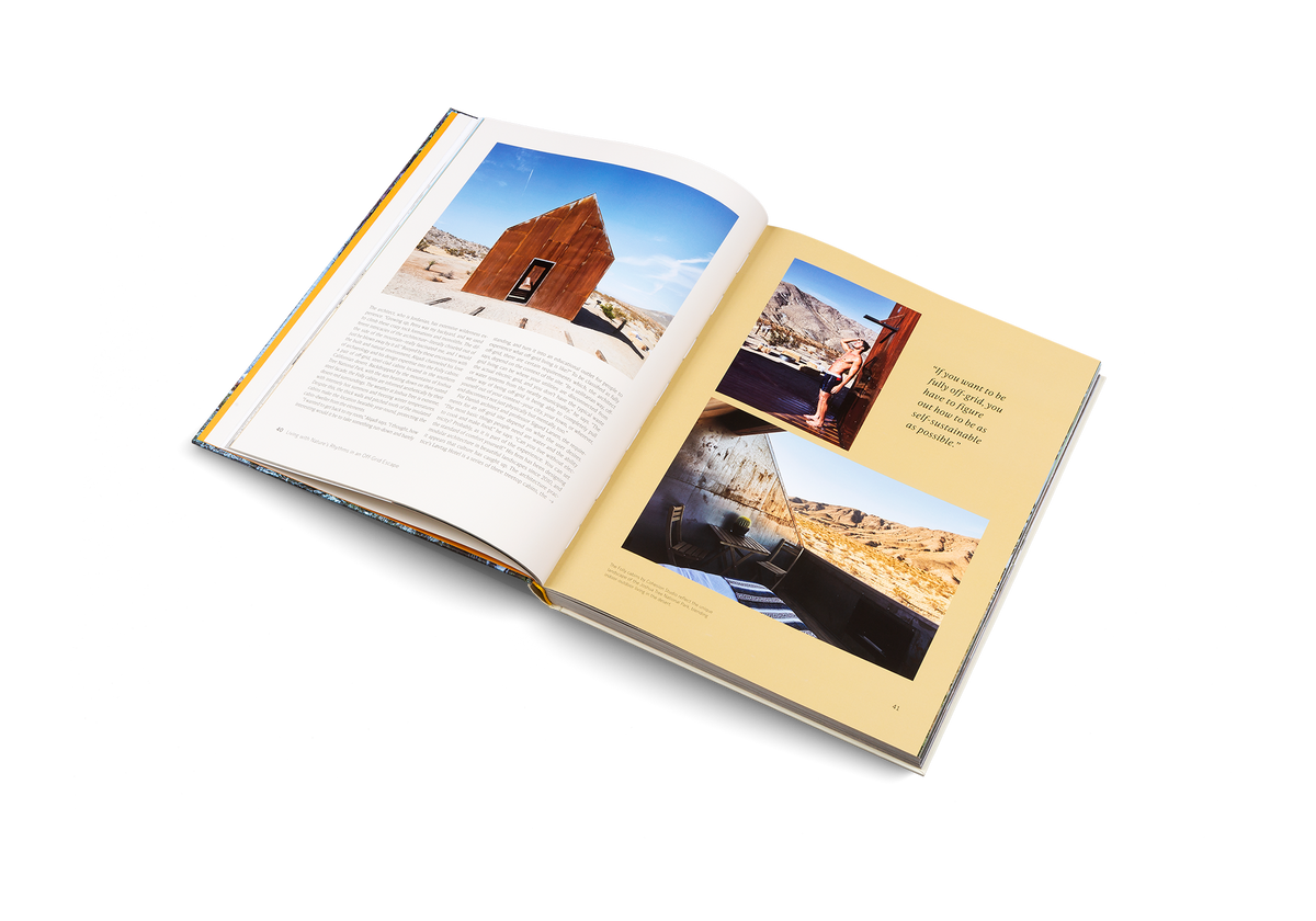 It all begins with the perfect location. By cleverly adapting to their surroundings, these self-sustaining cabins enable us to be immersed in the elements in comfort.