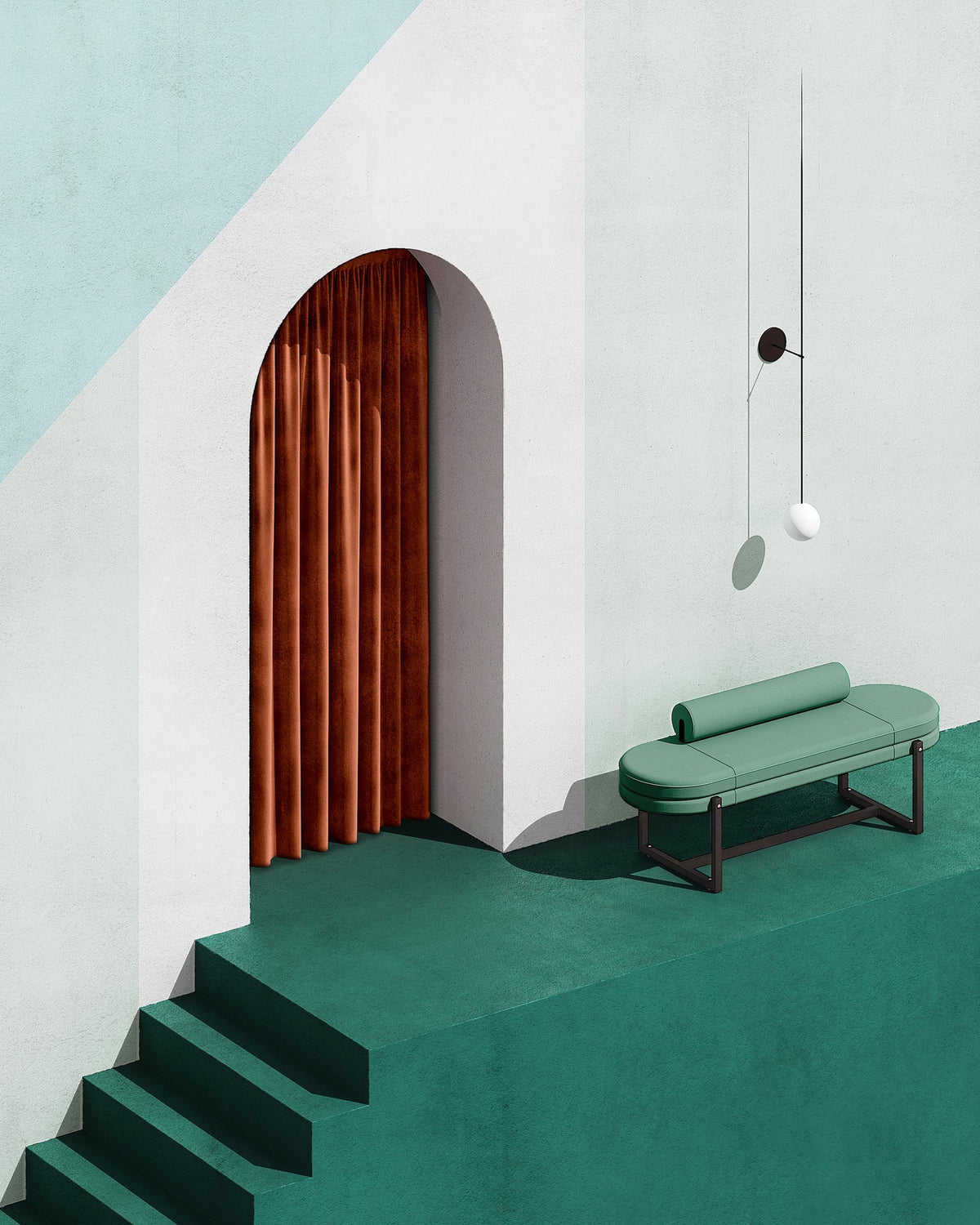 Artificial interior design and architecture in Dreamscapes & Artificial Architecture