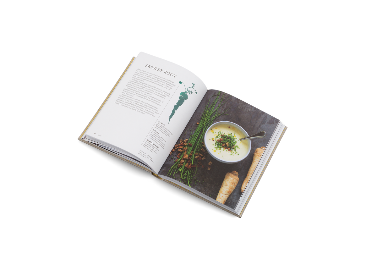 A plant based Parsley Root recipe in Eat Your Green!