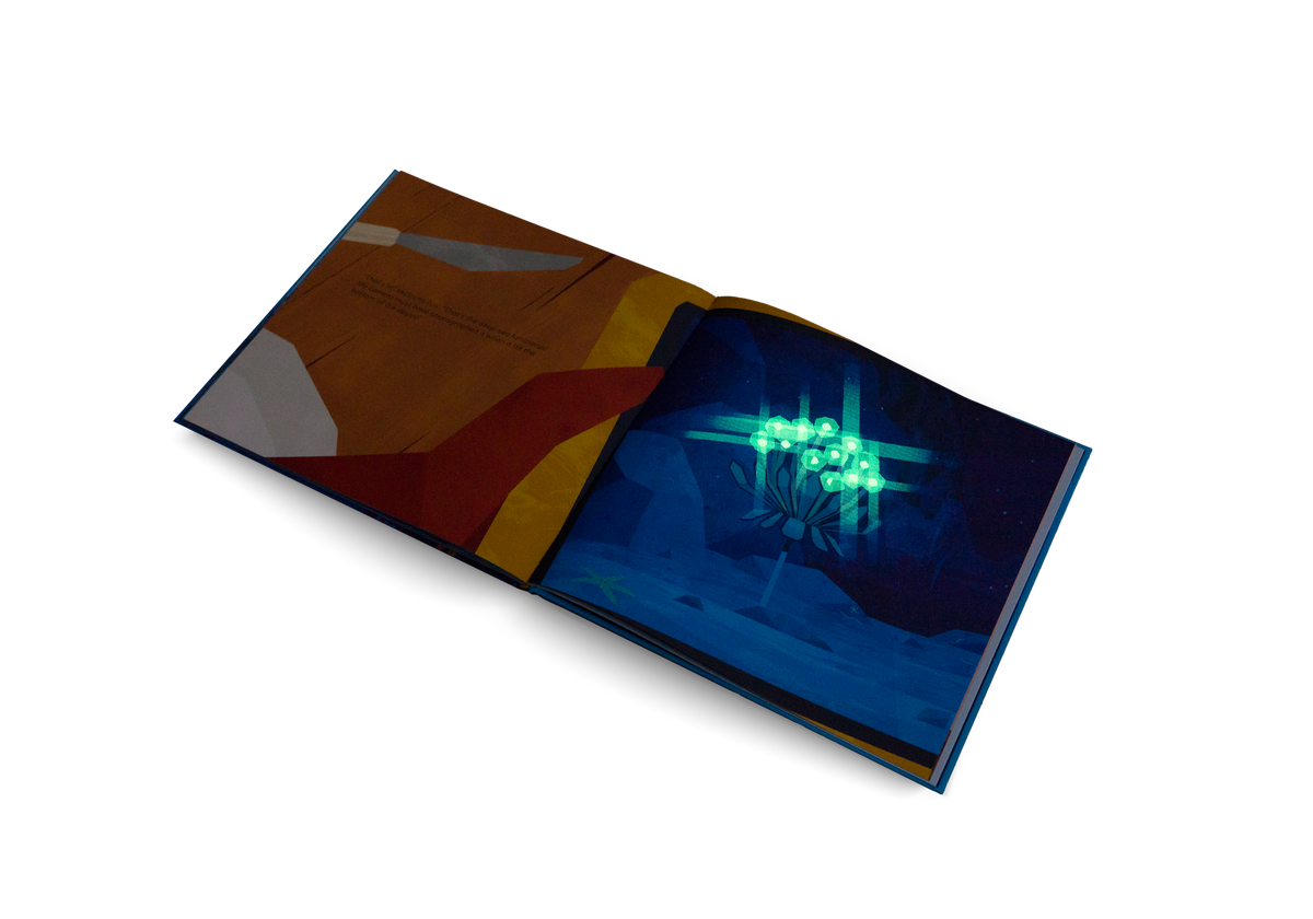 A photo of the deep-sea luminarus in Fox and the Deep Sea Quest