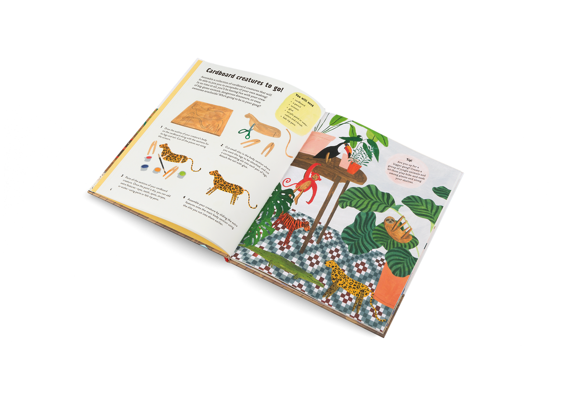 Assemble a collection of cardboard creatures that will be able to join you in escapades of your own making! In no time at all, you’ll be having fun with your crew of big-game animals, dangerous dinosaurs, or even awesome arachnids! Who’s going to be in your gang? Find out in Let's Play Indoors!
