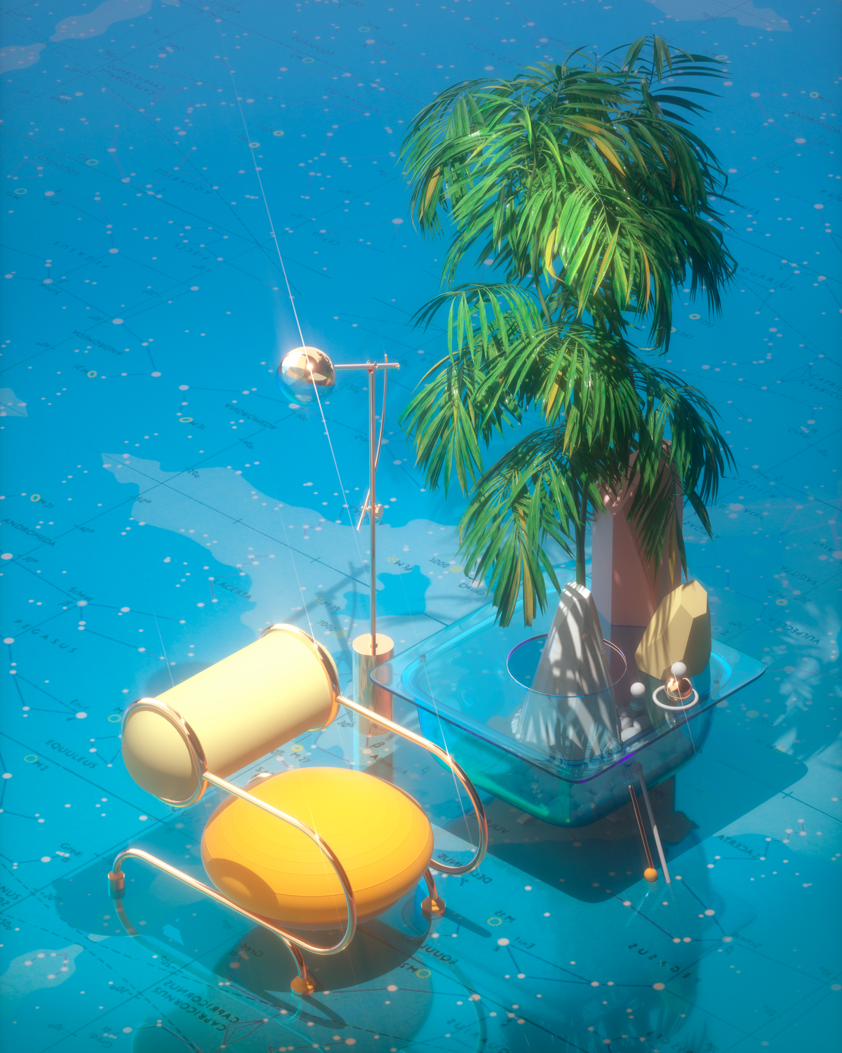 Artificial interior design in Dreamscapes & Artificial Architecture