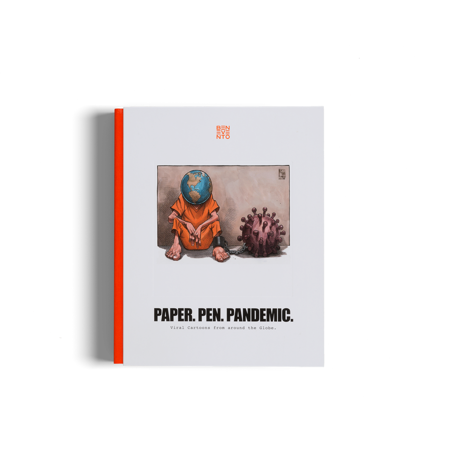Paper. Pen. Pandemic. Viral Cartoons from around the Globe by Benevento