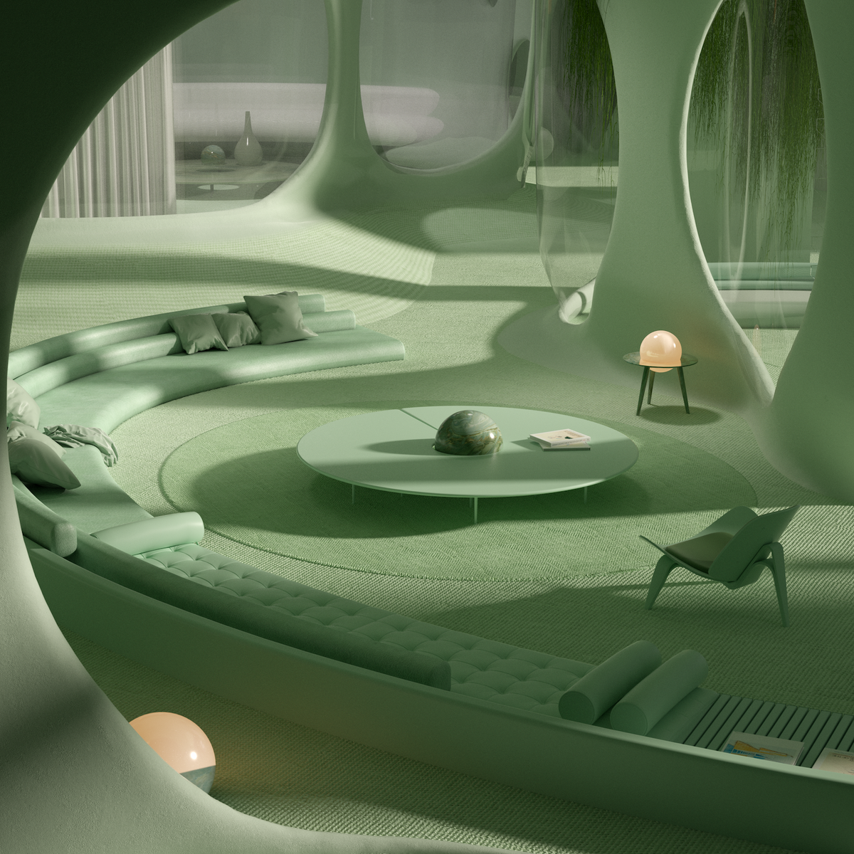 Interior design by Six N. Five Studio in Dreamscapes & Artificial Architecture