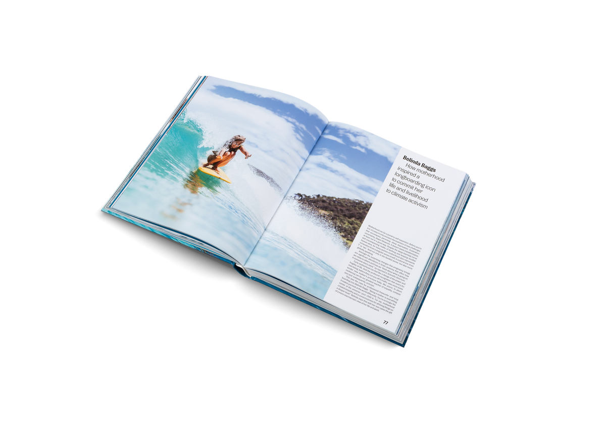 Belinda Baggs longboarding icon in She Surf