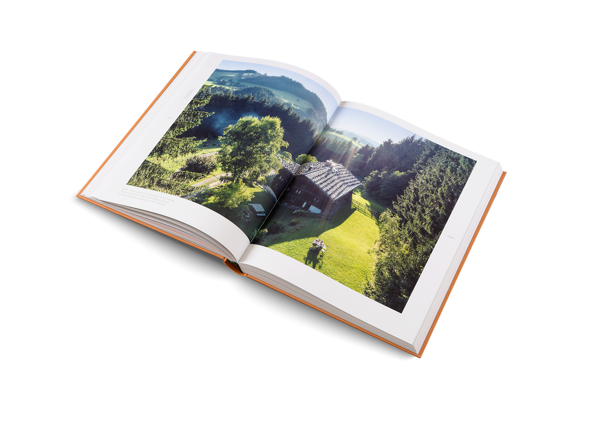 There is a sense of slowing down at Ansitz Hohenegg. There are no distractions other than the sights and sounds of nature: rustling trees, birdsong, and a distant waterfall. Find out more about this guest house in Slow Escapes by gestalten and Clara le Fort.