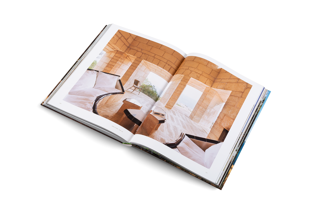 Can Lis is a Mediterranean temple and home. Situated atop a sheer cliff, the house by Jørn Utzon is constructed from using the region’s distinctive yellow-pink sandstone, known locally as marés. This fascinating project is featured in the book Sublime Hideaways published by gestalten.