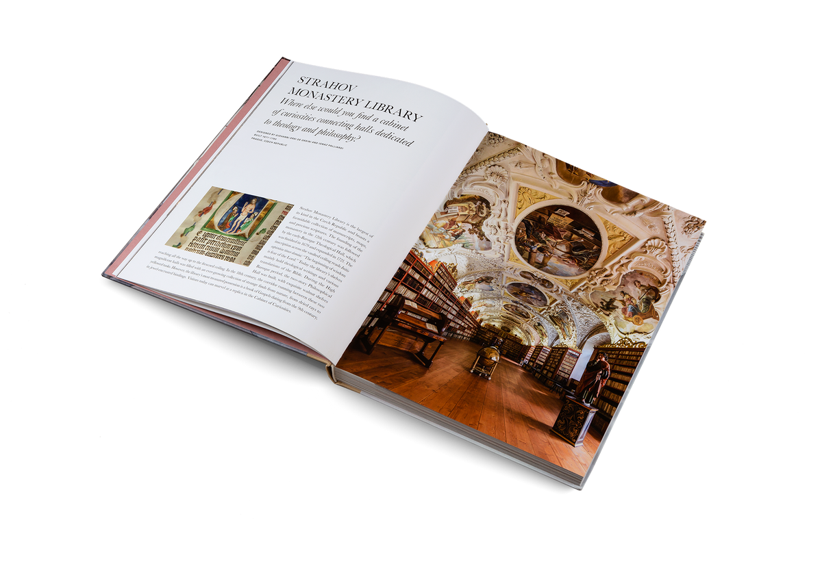 Strahov Monastery Library is the largest of its kind in the Czech Republic and boasts a formidable collection of manuscripts, maps, and precious scriptures. Find out more about it in Temples of Books by gestalten.