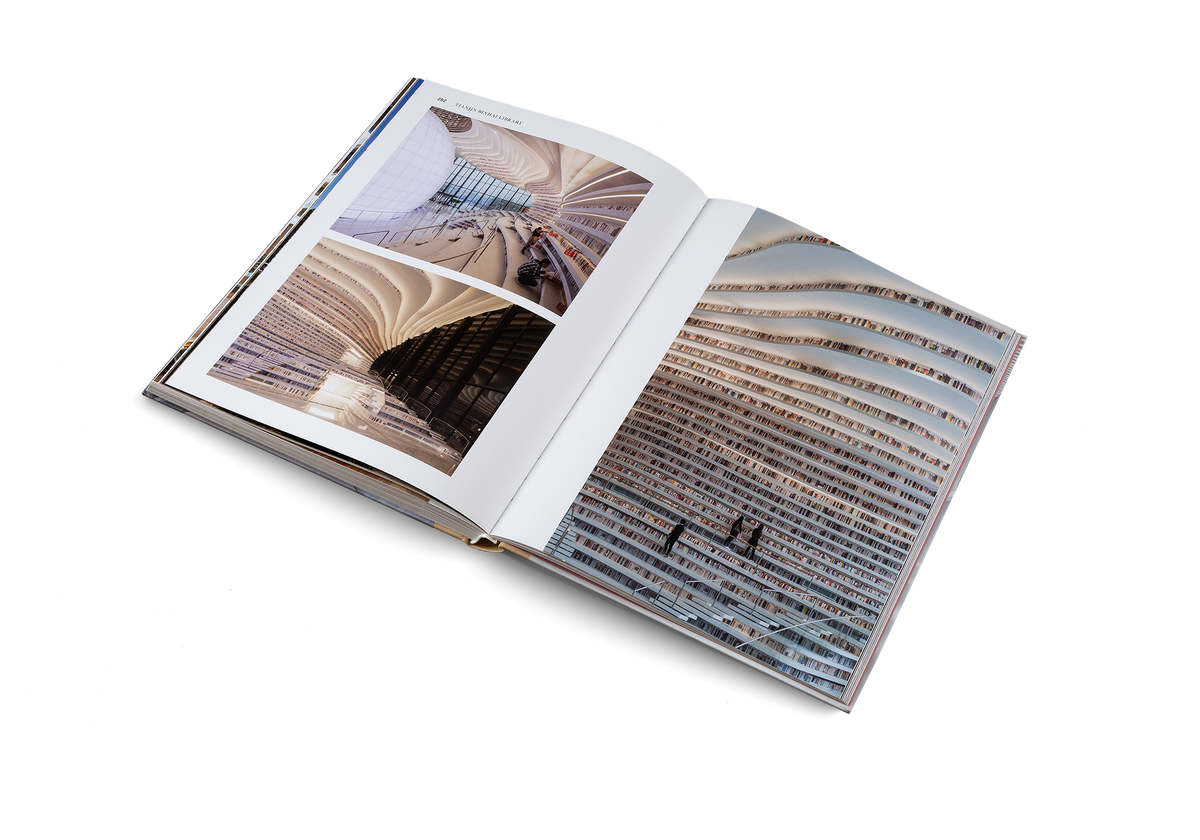 An example of Library featured in Temples of Books by gestalten.