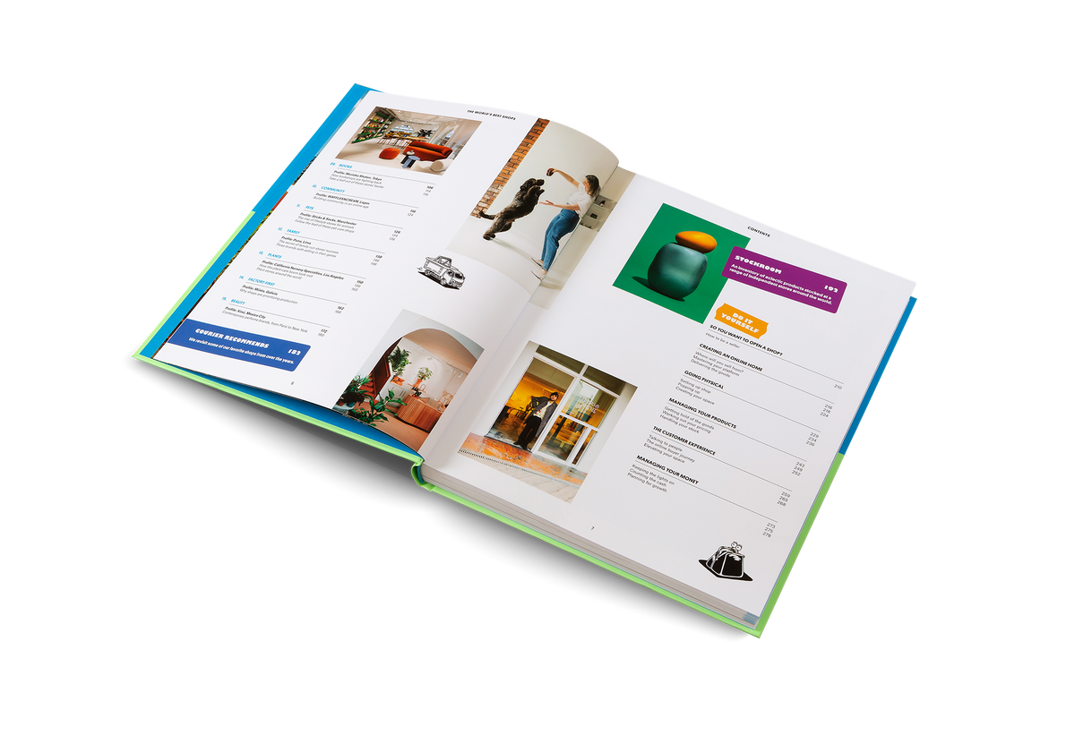 More to learn in The World's Best Shops, a book published by gestalten with Courier Magazine.