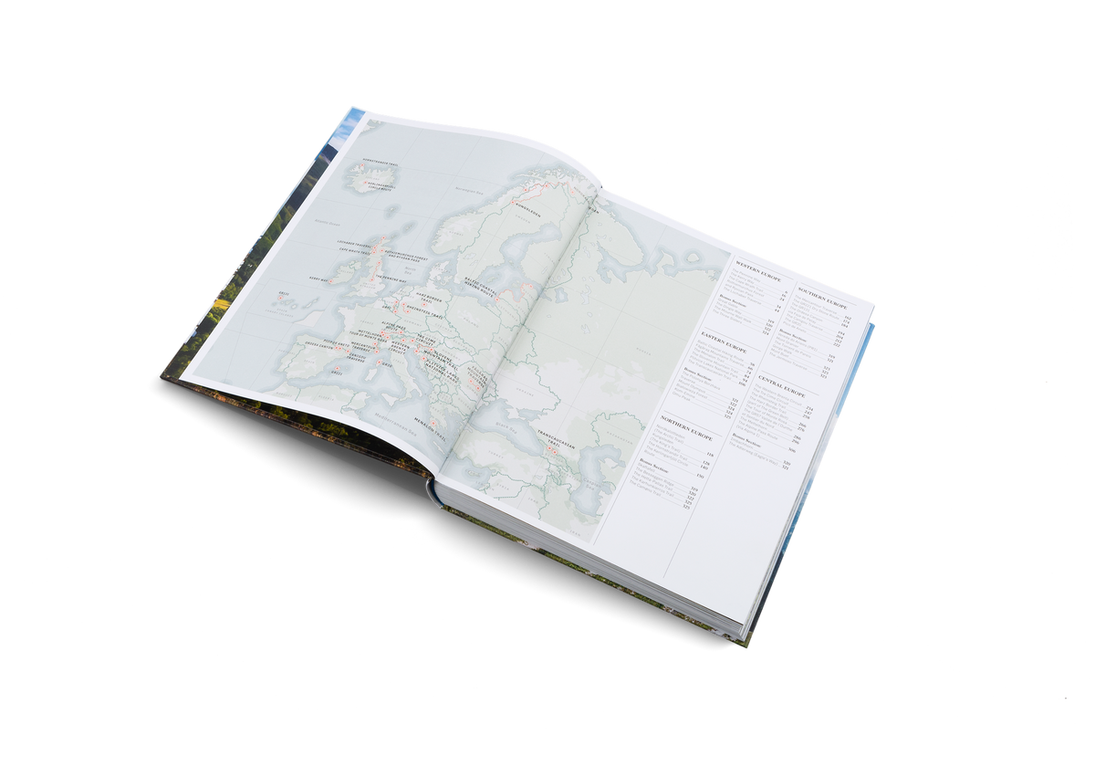 The best hiking trails in Europe are in Wanderlust Europe by gestalten