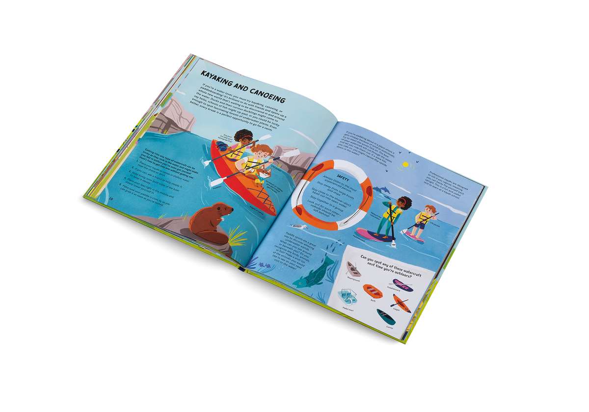 Learn more about kayaking and canoeing with Young Adventurers by Little Gestalten