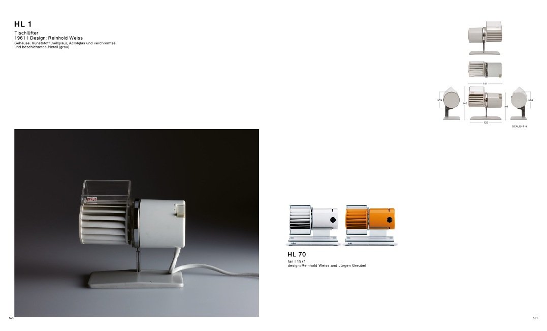 The HL1 rolodex has been designed by Reinhold Weiss. Find out more about it in Less and More: The Design Ethos of Dieter Rams by gestalten