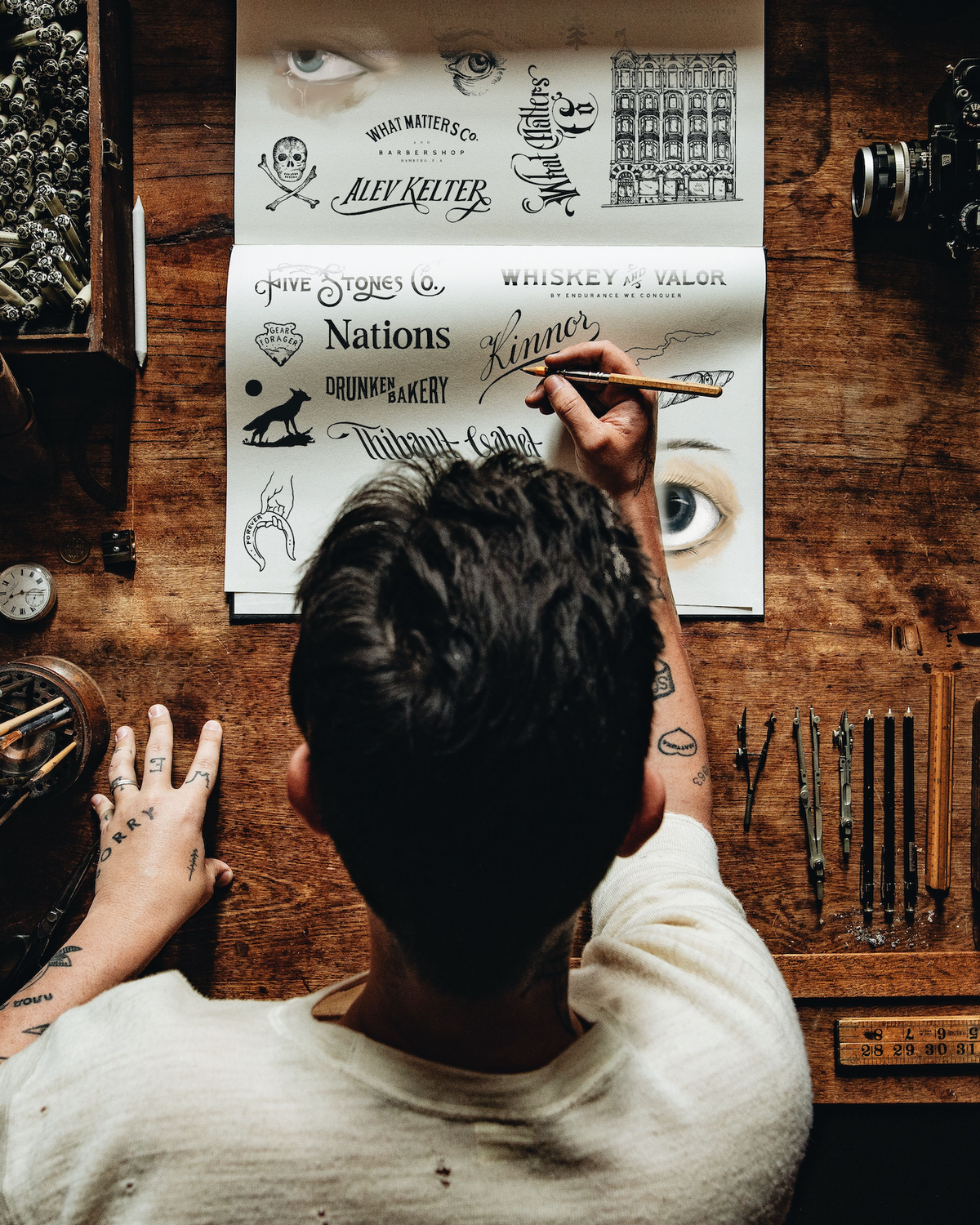 Christian Watson is the designer behind Venture Onward and 1924us.