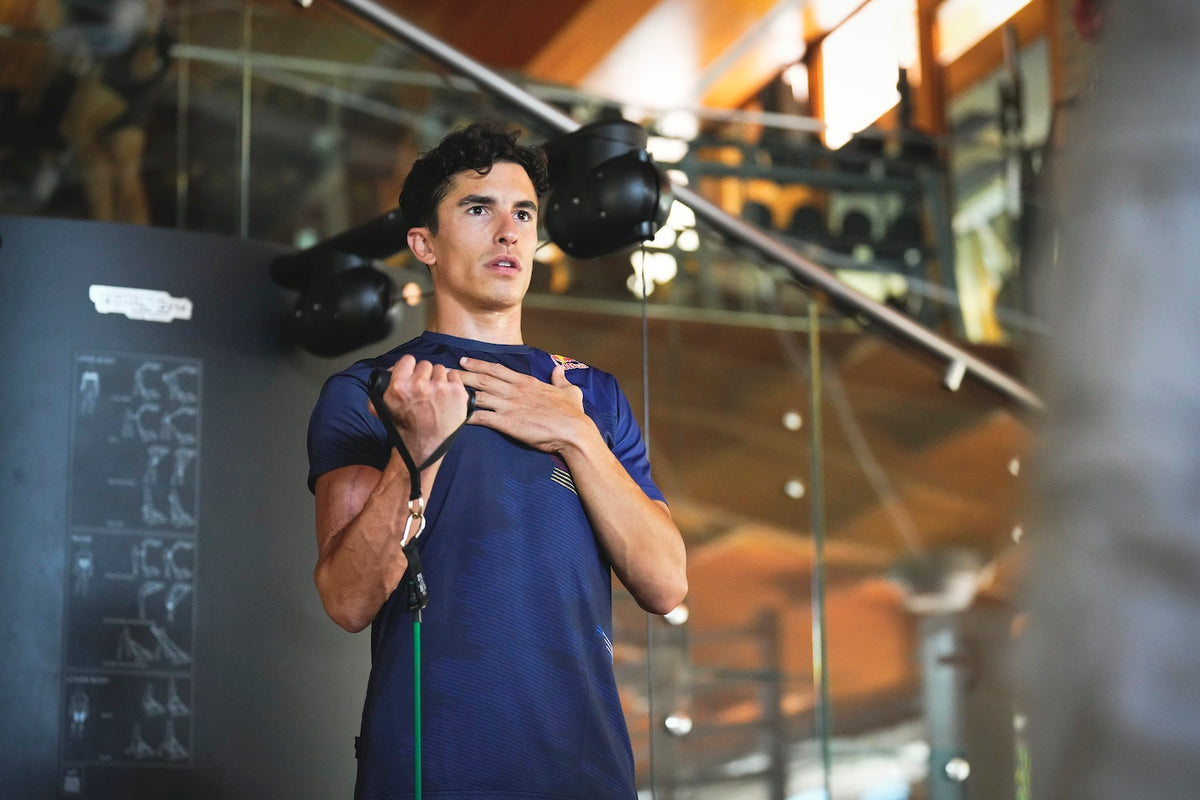 Marc Márques in the summer time during his recovery.