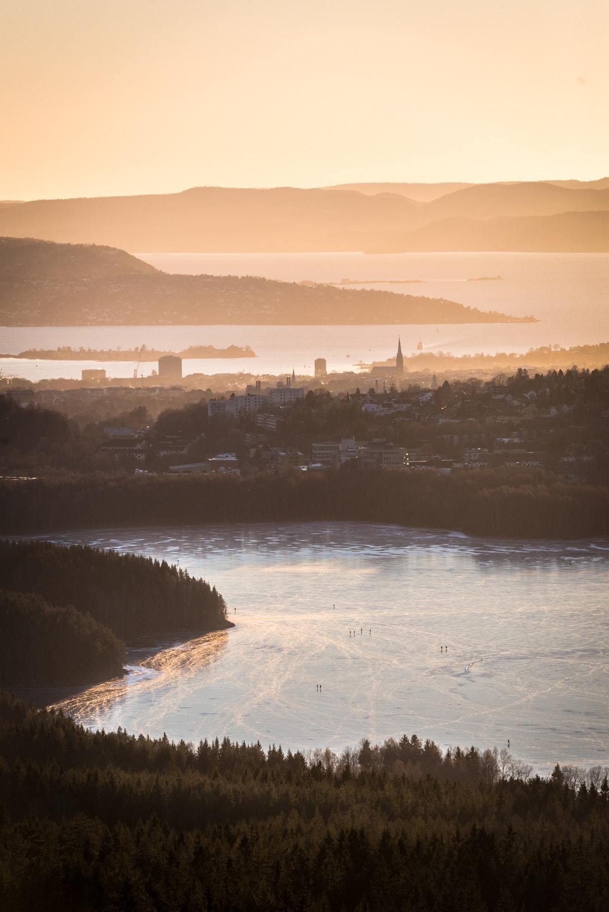 Urban landscape in Scandinavia