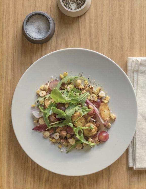 Beautiful plate and good food in The Monocle Guide to Drinking and Dining