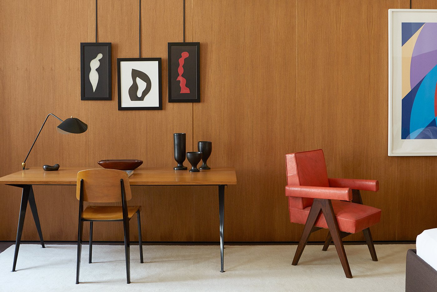 Curator Emmanuel de Bayser's Midcentury Residence. Photo: 