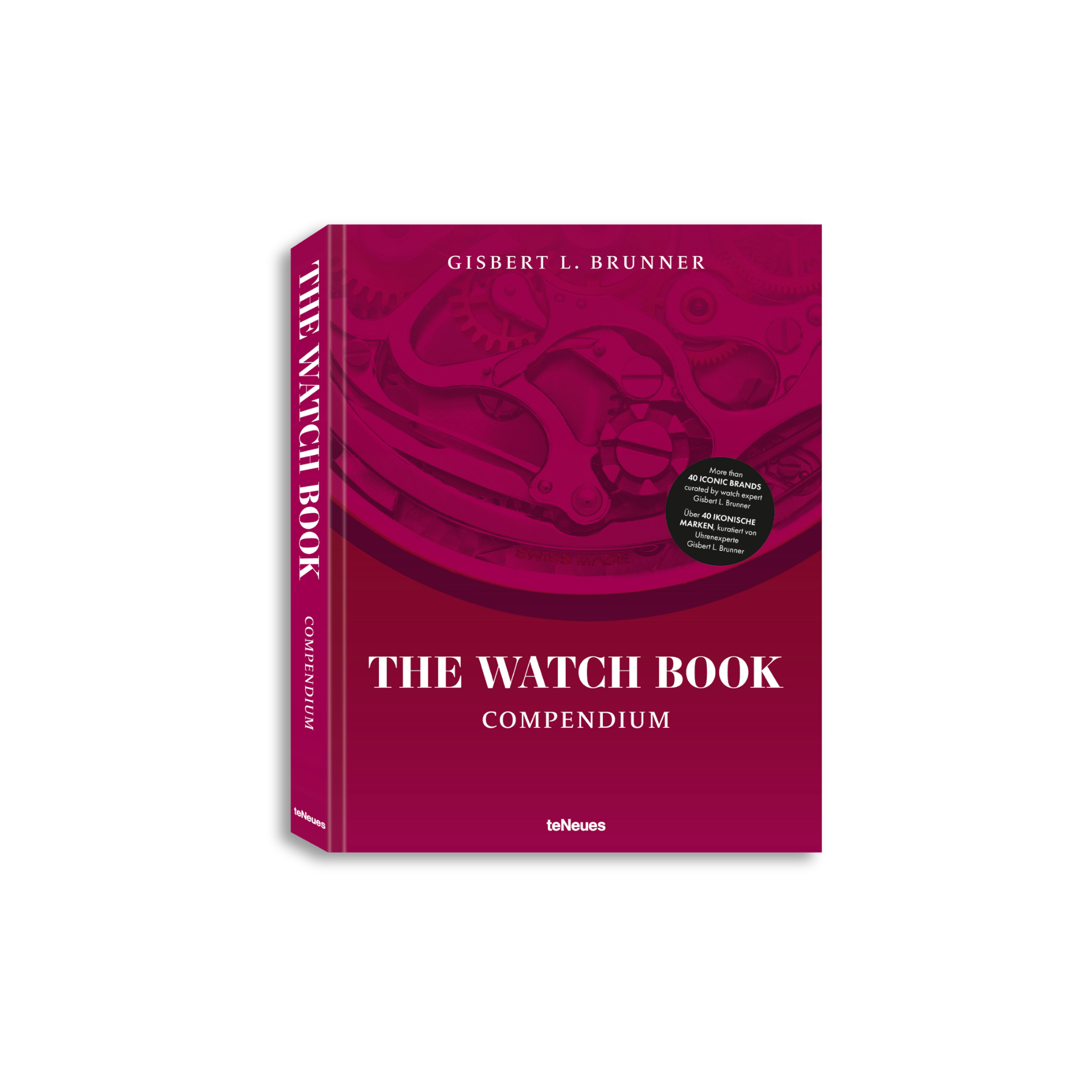 Book titled 'The Watch Book Compendium' by Gisbert L. Brunner on a white background