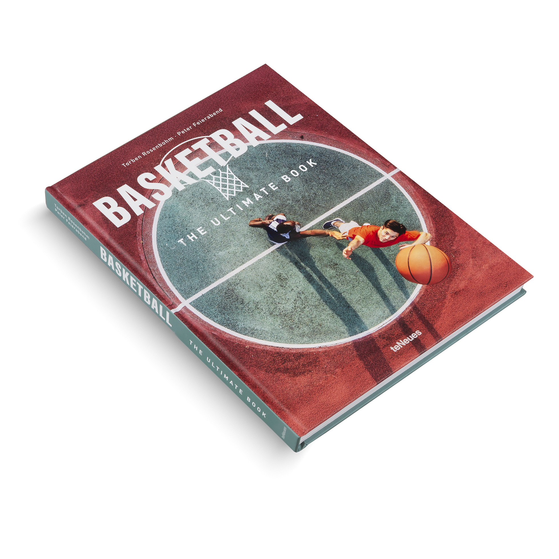 Book titled 'Basketball: The Ultimate Book' on a white background