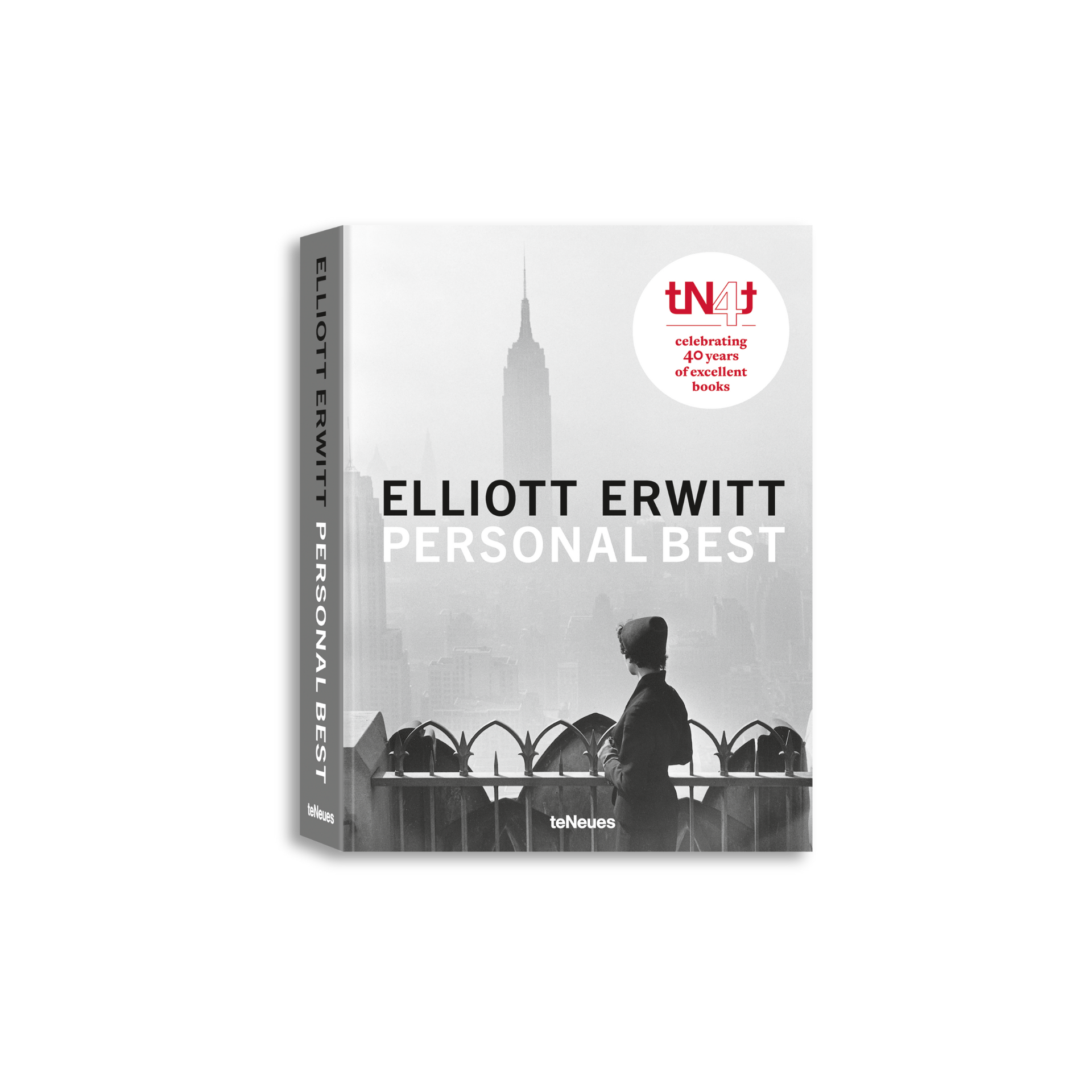 Book cover of 'Personal Best' by Elliott Erwitt with a silhouette design on a white background