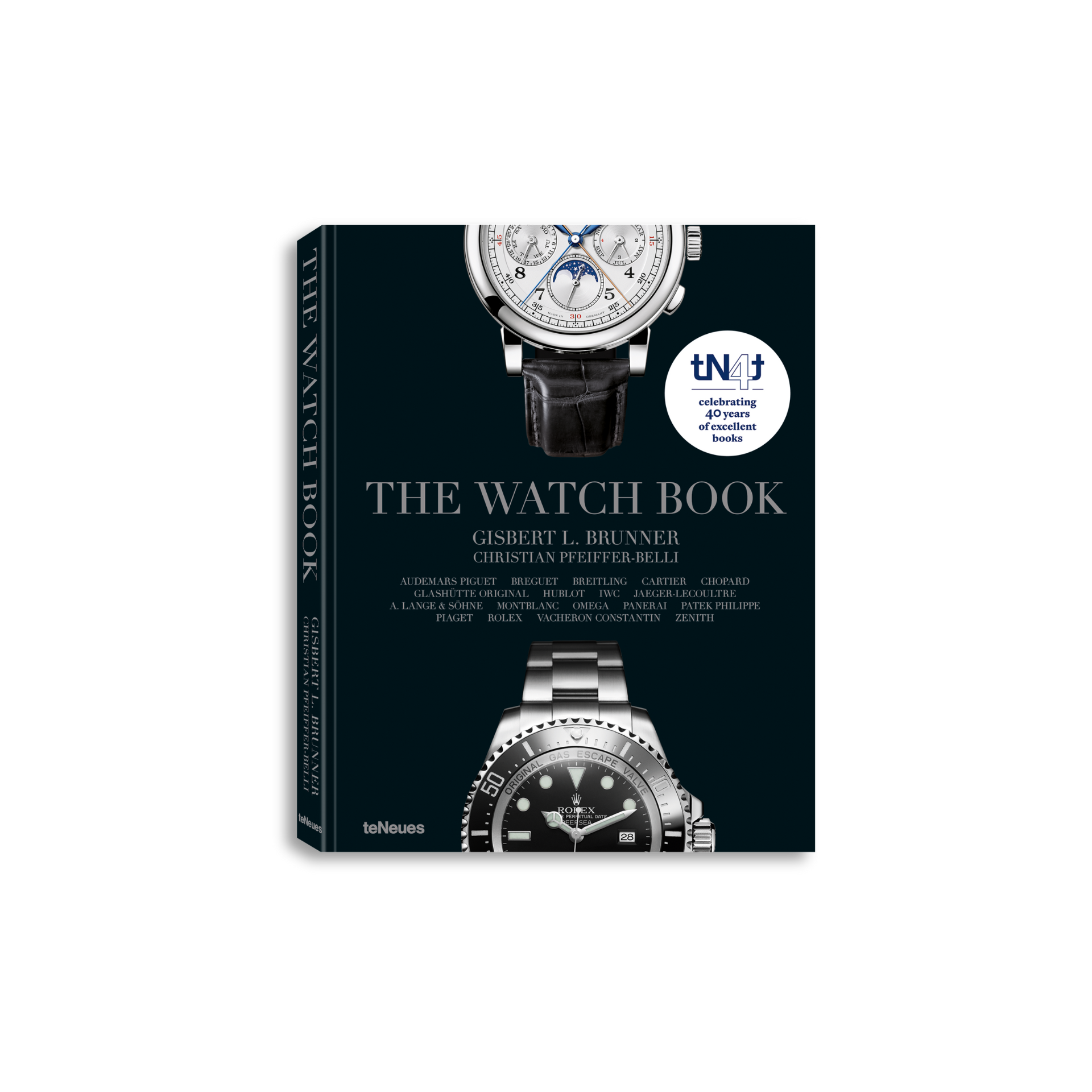 Book titled 'The Watch Book' with images of watches on a white background