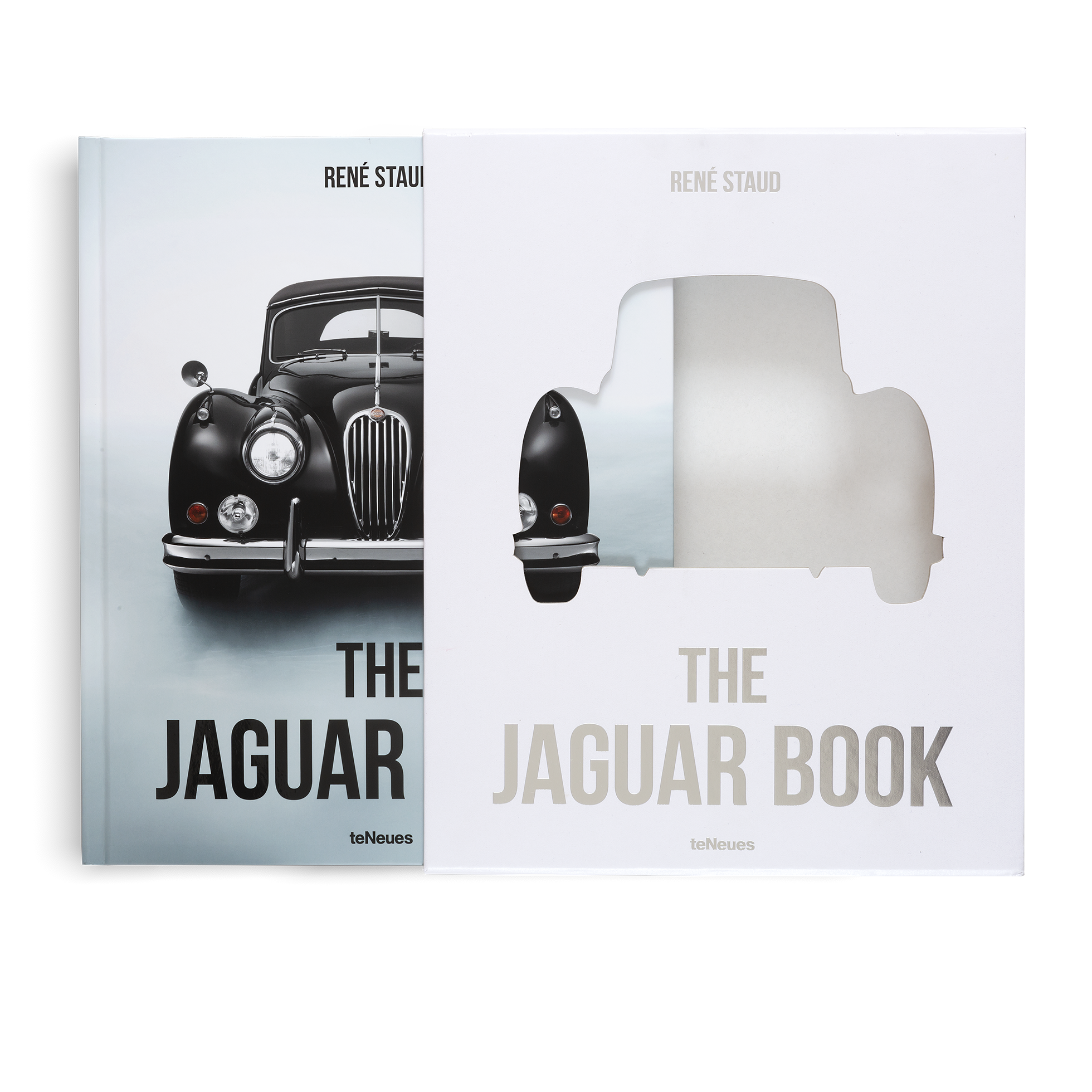 The book titled 'The Jaguar Book' by Rene Staub on a white background.
