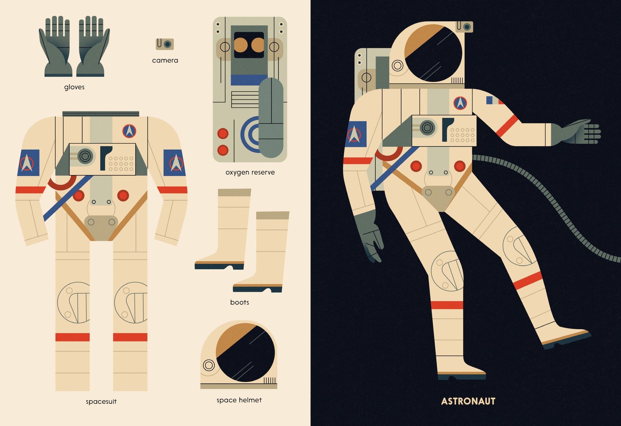 An astronaut in The Who's Who of Grown-Ups
