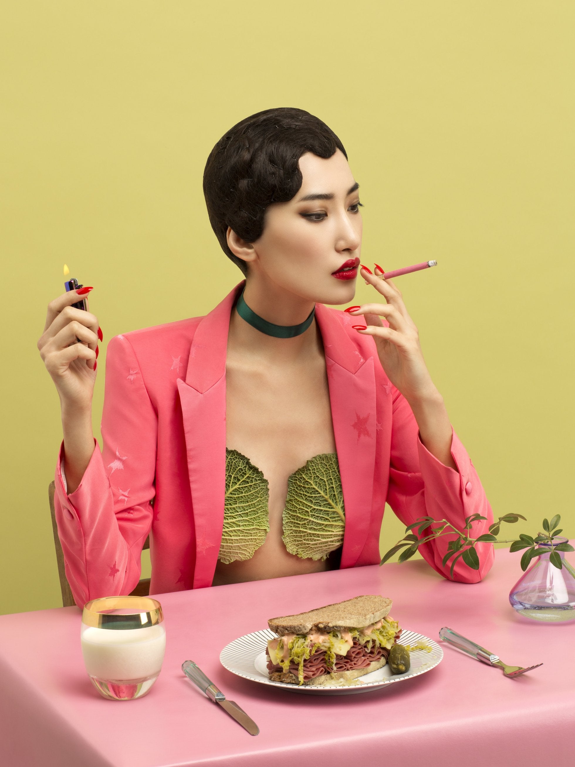 Food staging in Visual Feast