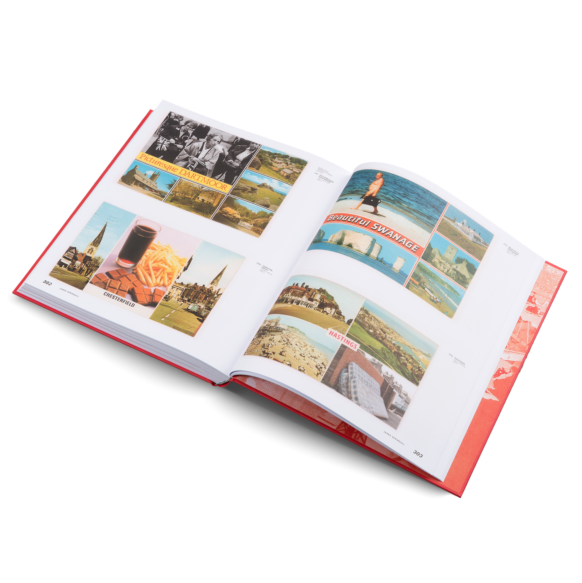 Postcards and collages by James Springall in The Age of Collage 3 by gestalten