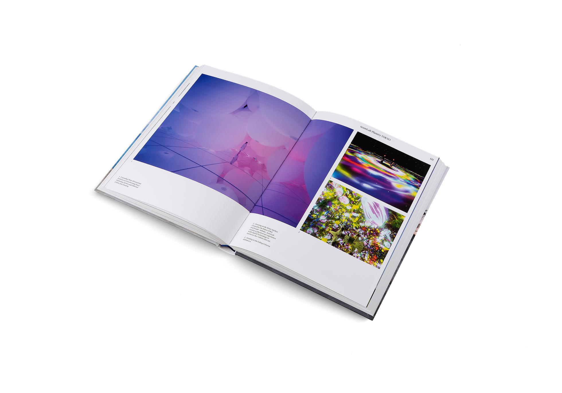 teamLab Planets is a museum with 4 vast exhibition spaces. It is featured in Art Escapes by gestalten.