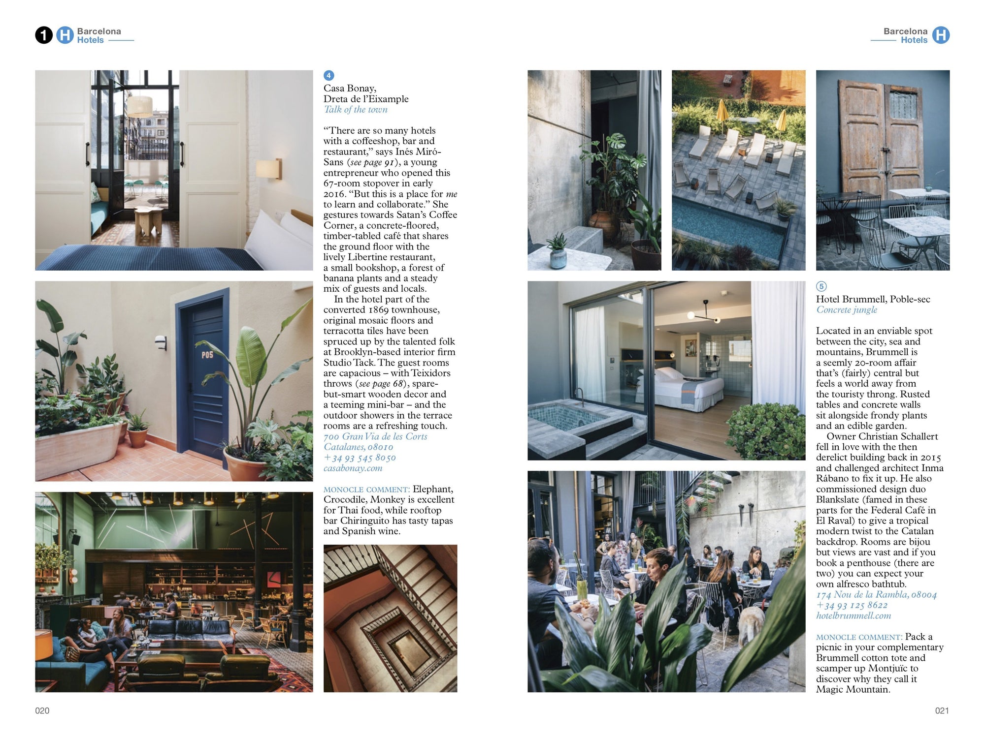 Hotels in The Monocle Travel Guide to Barcelona