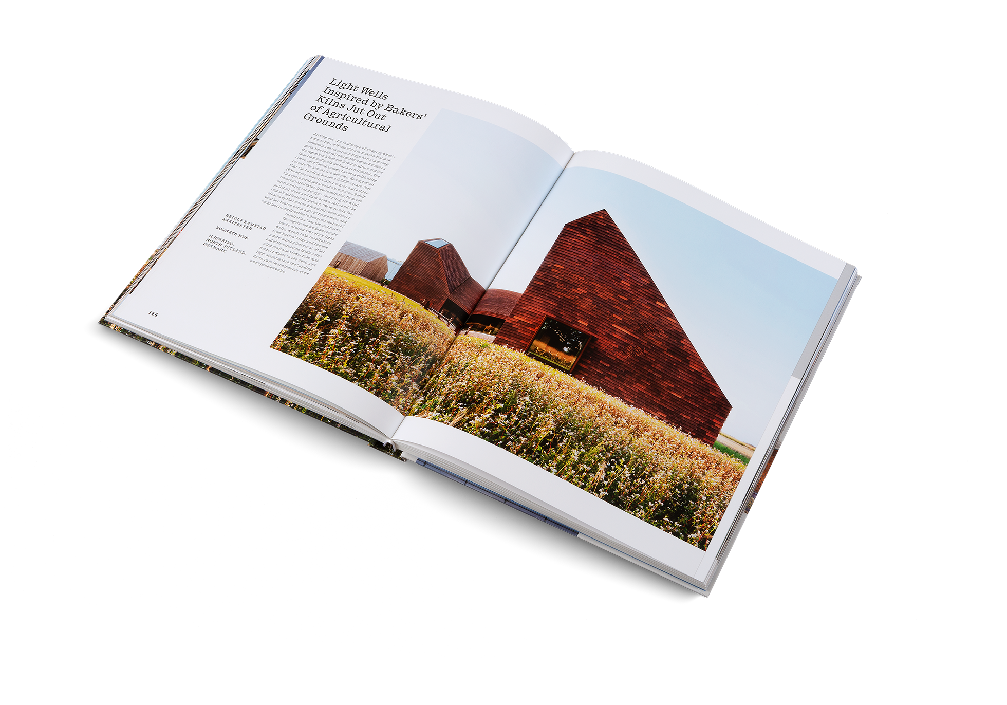 Kornets Hus (House of grain) by Reiulf Ramstad Arkitekter in Denmark makes a dramatic impression on its surroundings. As its name suggests, this cultural information center focuses on the region’s rich food and farming culture, and the importance of grain for human civilization. Find out more about this project in Brick By Brick.