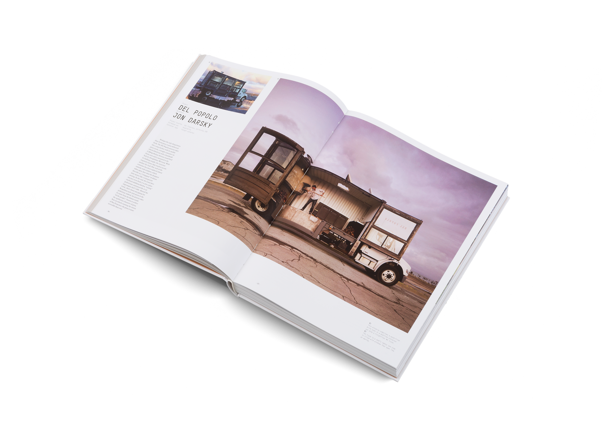 Jon Darsky's Del Popolo a container pizza truck