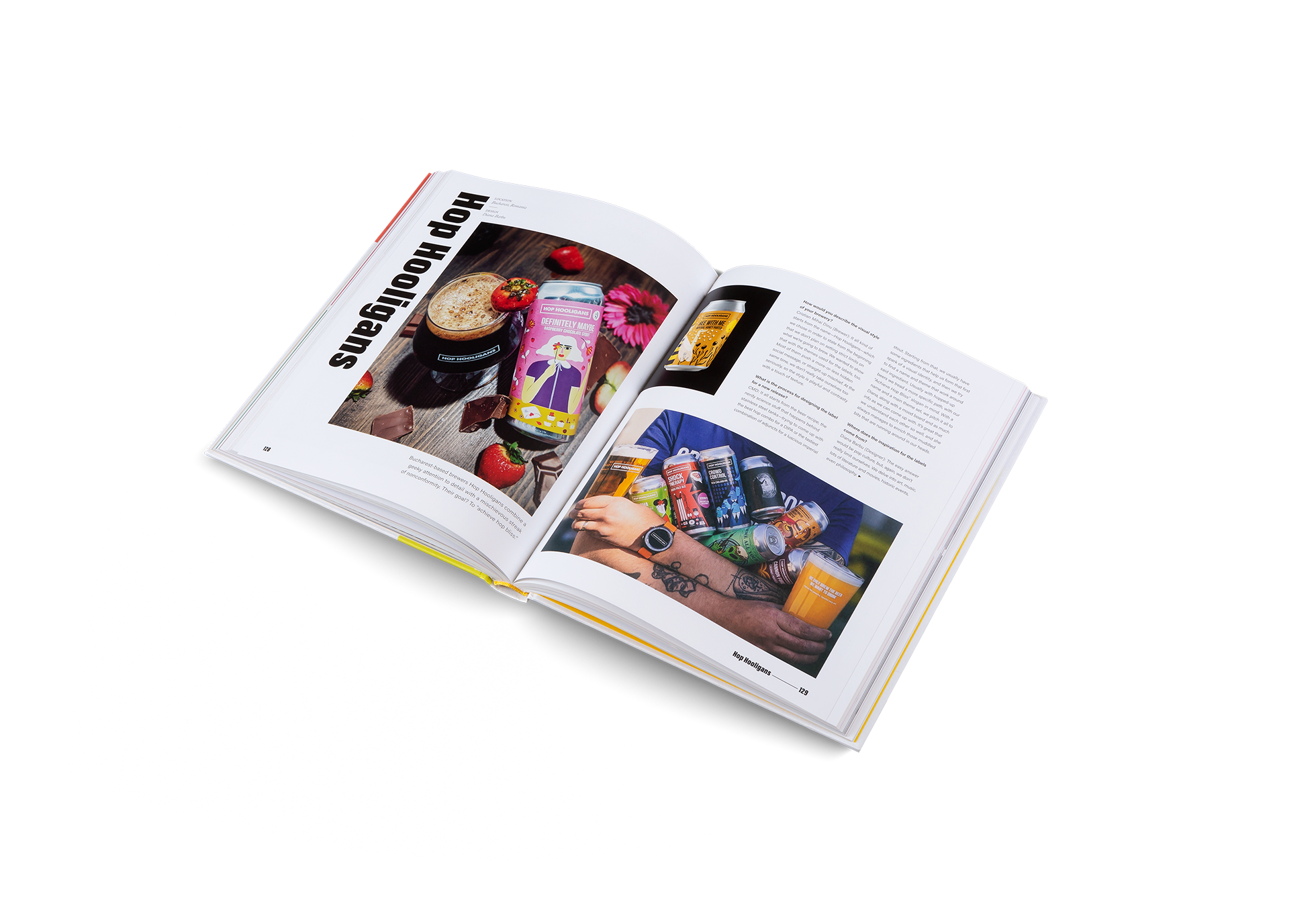 Bucharest-based brewers Hop Hooligans combine a geeky attention to detail with a mischievous streak of nonconformity. Their goal? To “achieve hop bliss. Read more about this brewery in Craft Beer Design by Peter Monrad and gestalten.