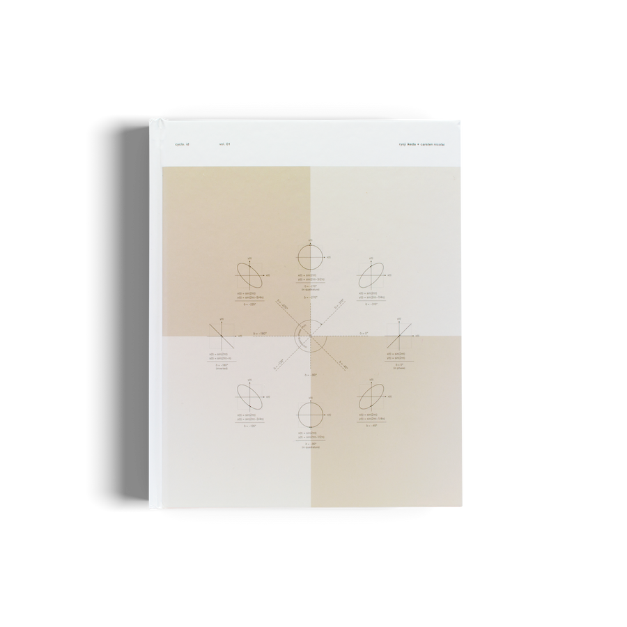 Ryoji Ikeda and Carsten Nicolai cyclo.id art book gestalten music