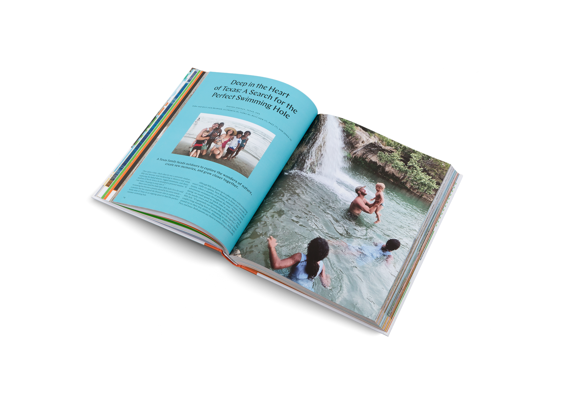 Search for the perfect swimming hole with your children in Family Adventures by gestalten