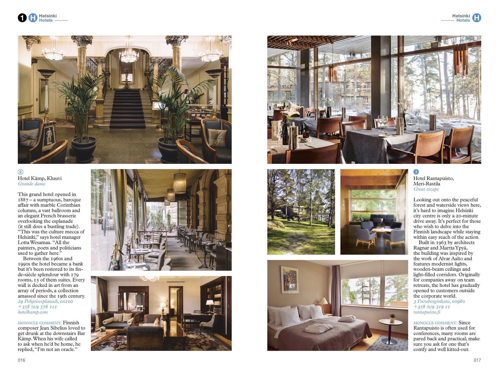 Hotels in The Monocle Travel Guide to Helsinki