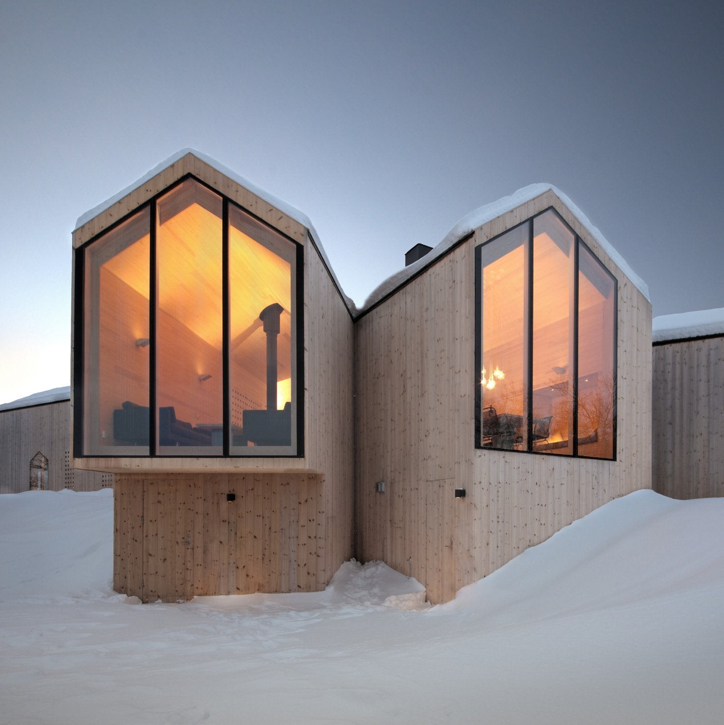 View of a modern cabin