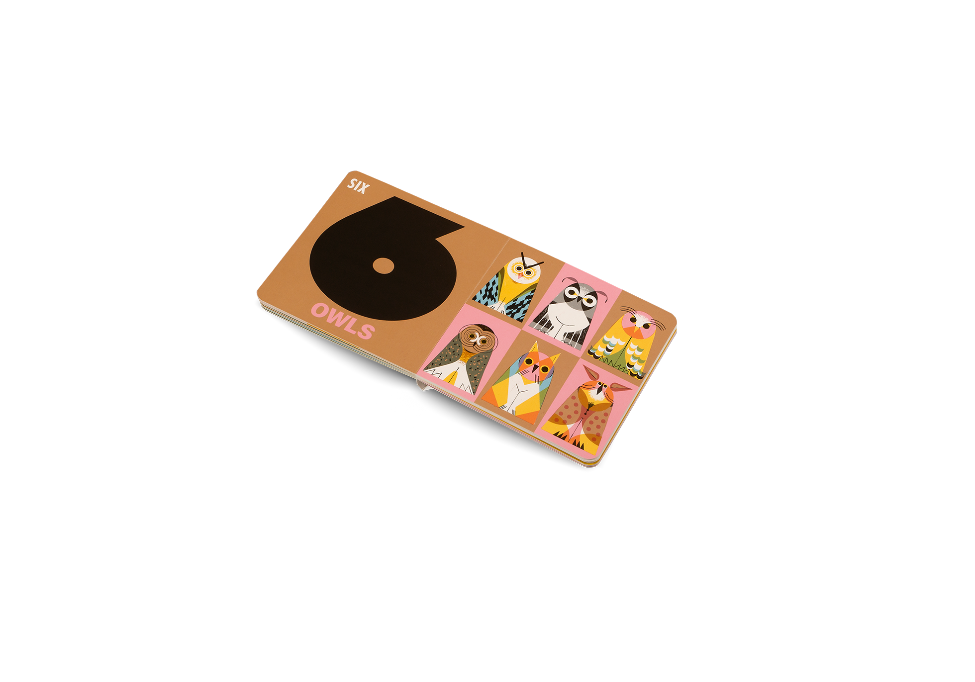 Six owls in How Many Birds? by Little Gestalten