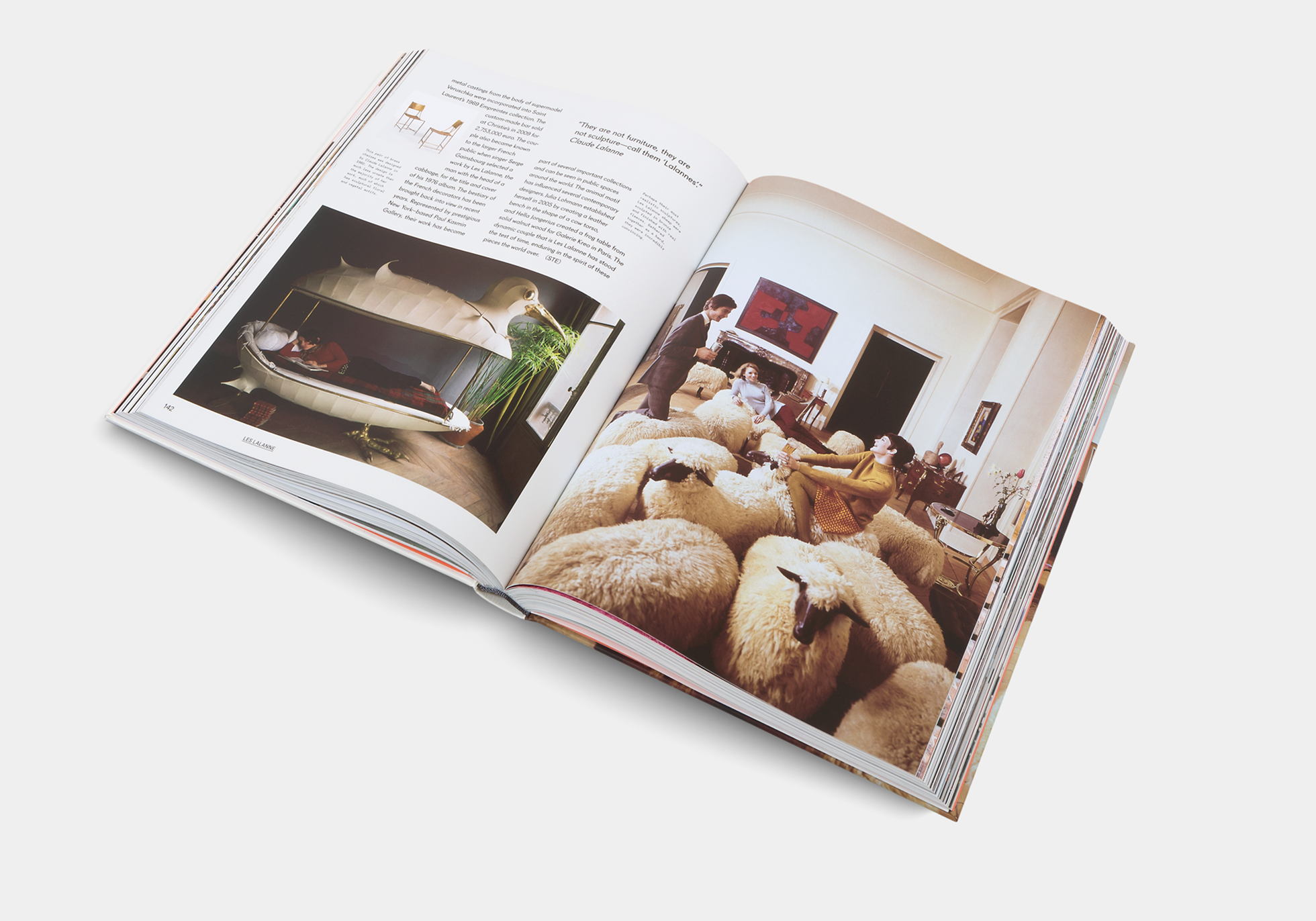 Sheep chairs in Inside Utopia