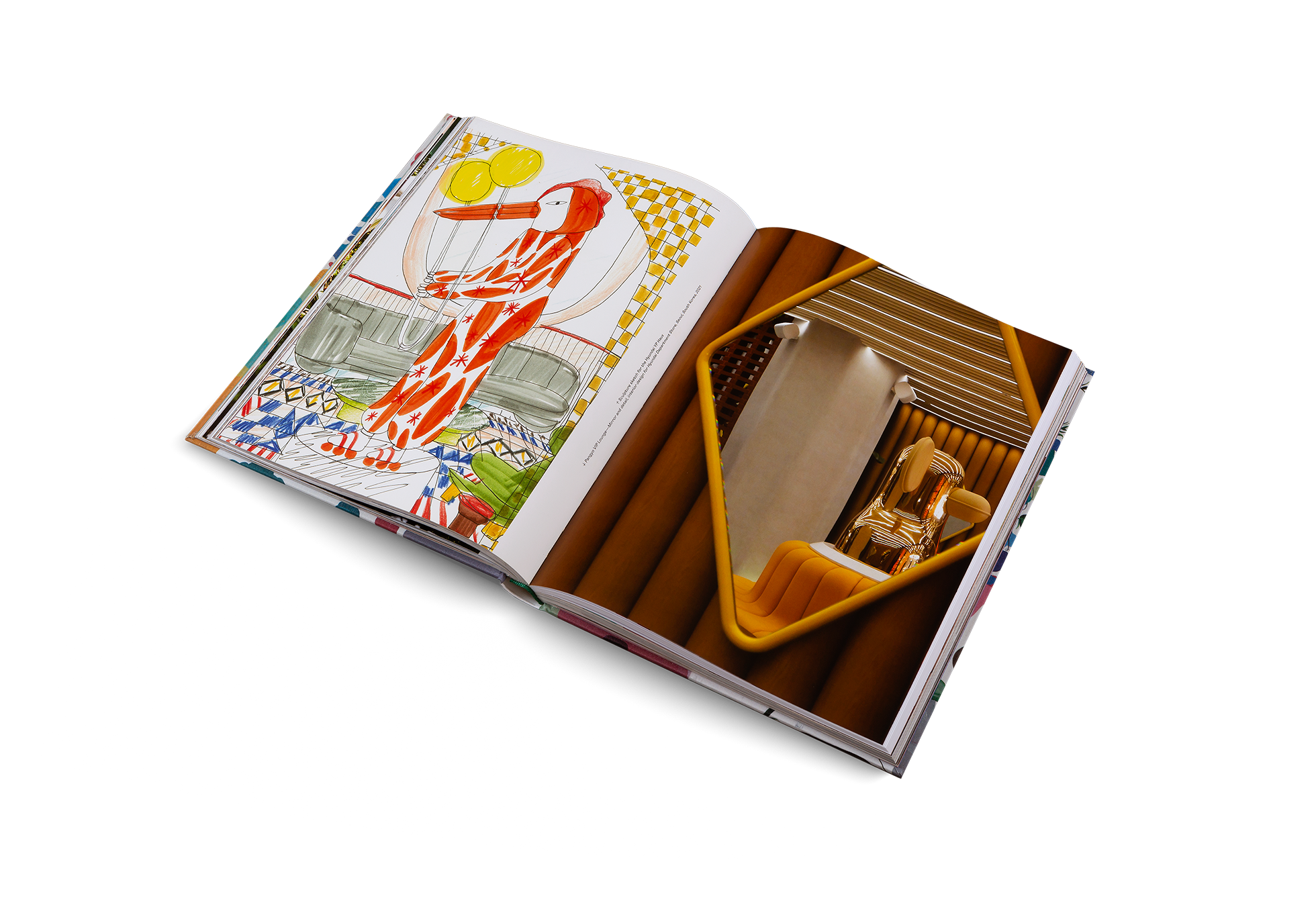 Drawings by Jaime Hayon, which are also featured in his book.