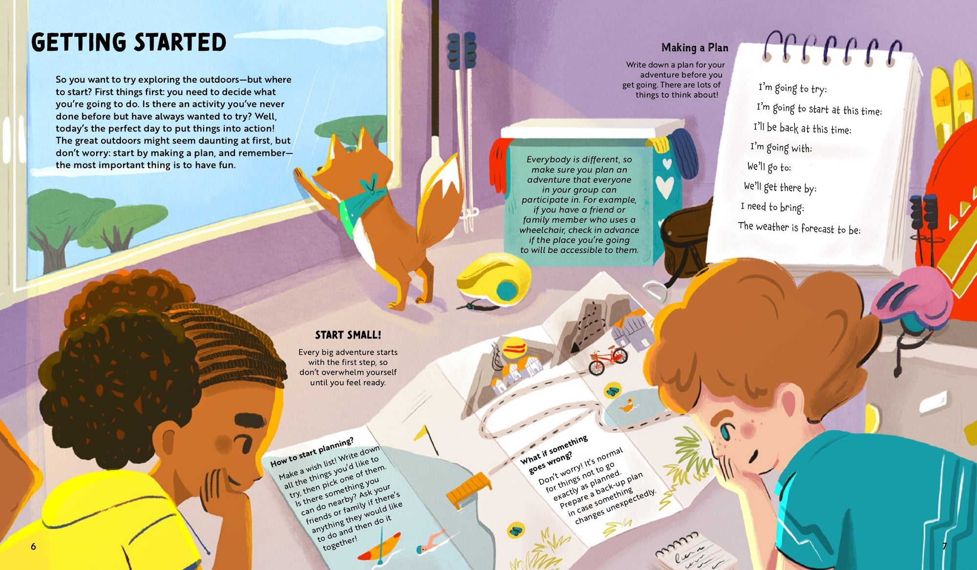 Getting started to explore the outdoors with Young Adventurers, a children's book by Little Gestalten