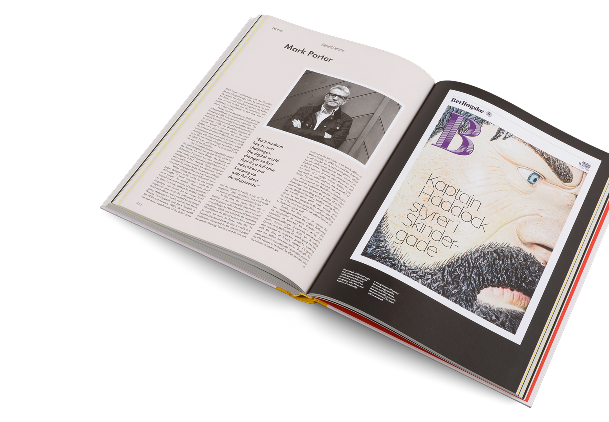 Mark Porter editorial designer in Newspaper Design