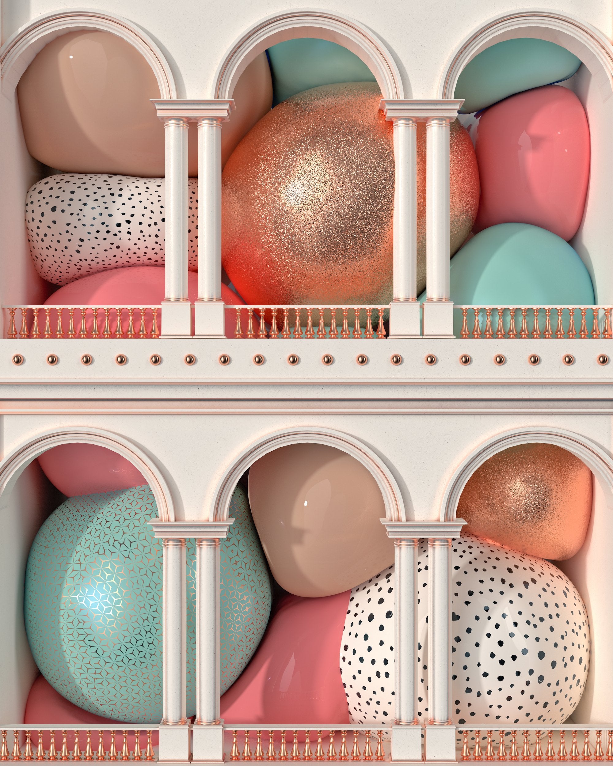 Artificial interior design in Dreamscapes & Artificial Architecture