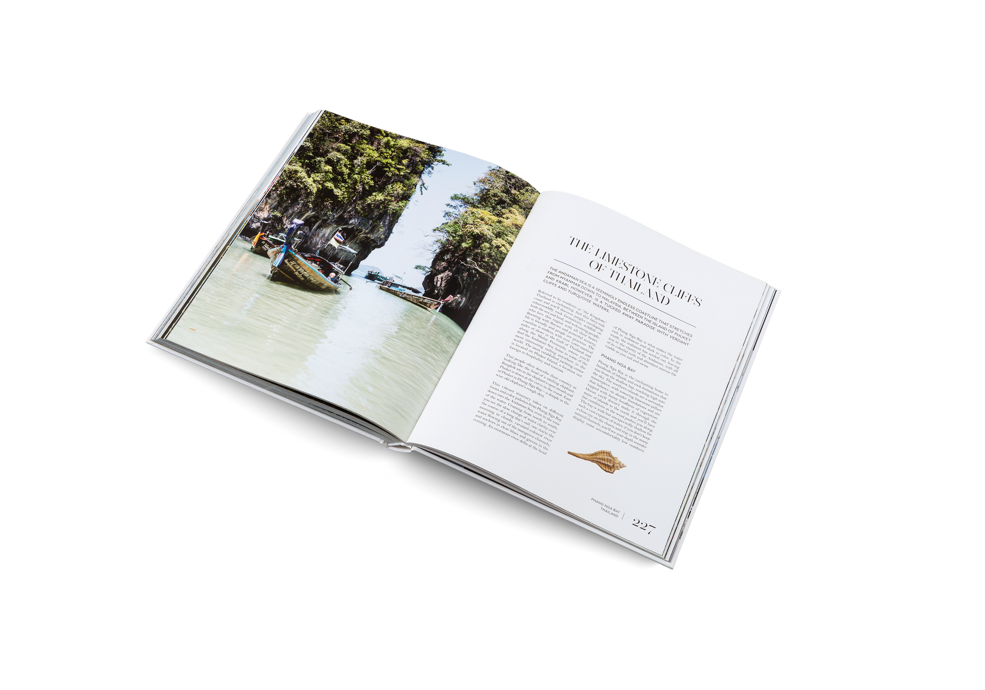 The Limestone Cliffs of Thailand in Sailing The Seas